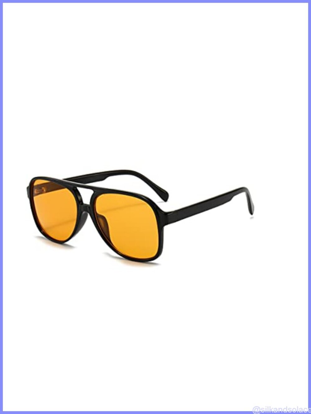 Oversized Aviator Sunglasses Retro 70s Square UV400 Unisex